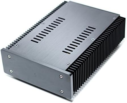 HDPLEX 100W Linear Power Supply for Audio PC and CAPS-19V/12V/Adjustable 9V/5VDC Output Black Faceplate