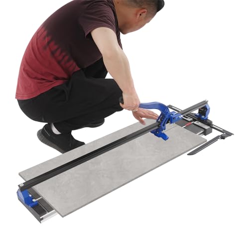 ROMYIX Tile Cutter,1000mm Manual Tile Cutters for Ceramic Tiles,Heavy Duty 39.37" Porcelain Tile Cutter with Tungsten Carbide Wheel, Infrared Guide & Anti-Slip Base,for DIY & Professional Installers - Image 4