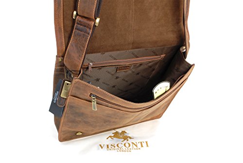Sac bandoulière homme A4 Visconti pour le travail et les trajets urbains avec ordinateur 16 pouces - 6