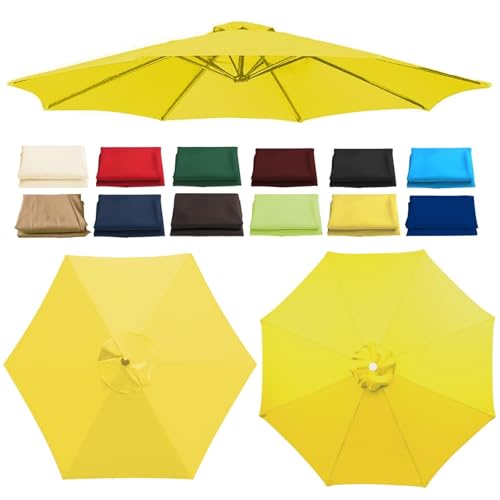 Sombrilla de repuesto cantilever con protección UV y cubierta impermeable para parasol exterior
