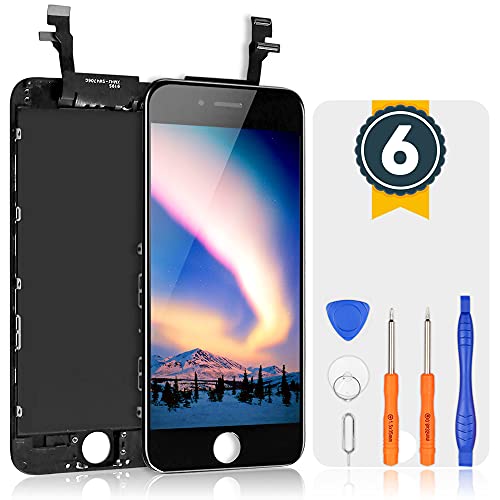 【Pacchetto incluso】- Il pacchetto include un nuovo schermo LCD dispaly touch per iPhone 6 e gli strumenti necessari per sostituire lo schermo. Questa parte NON include fotocamera frontale, tasto home, altoparlante e sensore di prossimità, il che significa che dovrai trasferirli dal tuo vecchio schermo a questo nuovo.