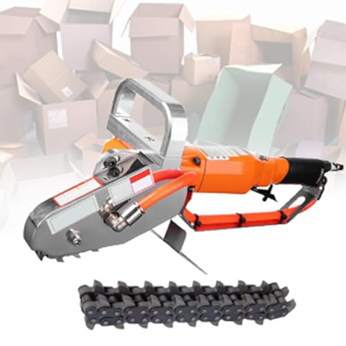 simprueH Pneumatic Waste Stripper Remover - Industrial Carton Box Paper Stripping Machine - Single Claw Carbon Steel Chain - Air Pressure Adjustable