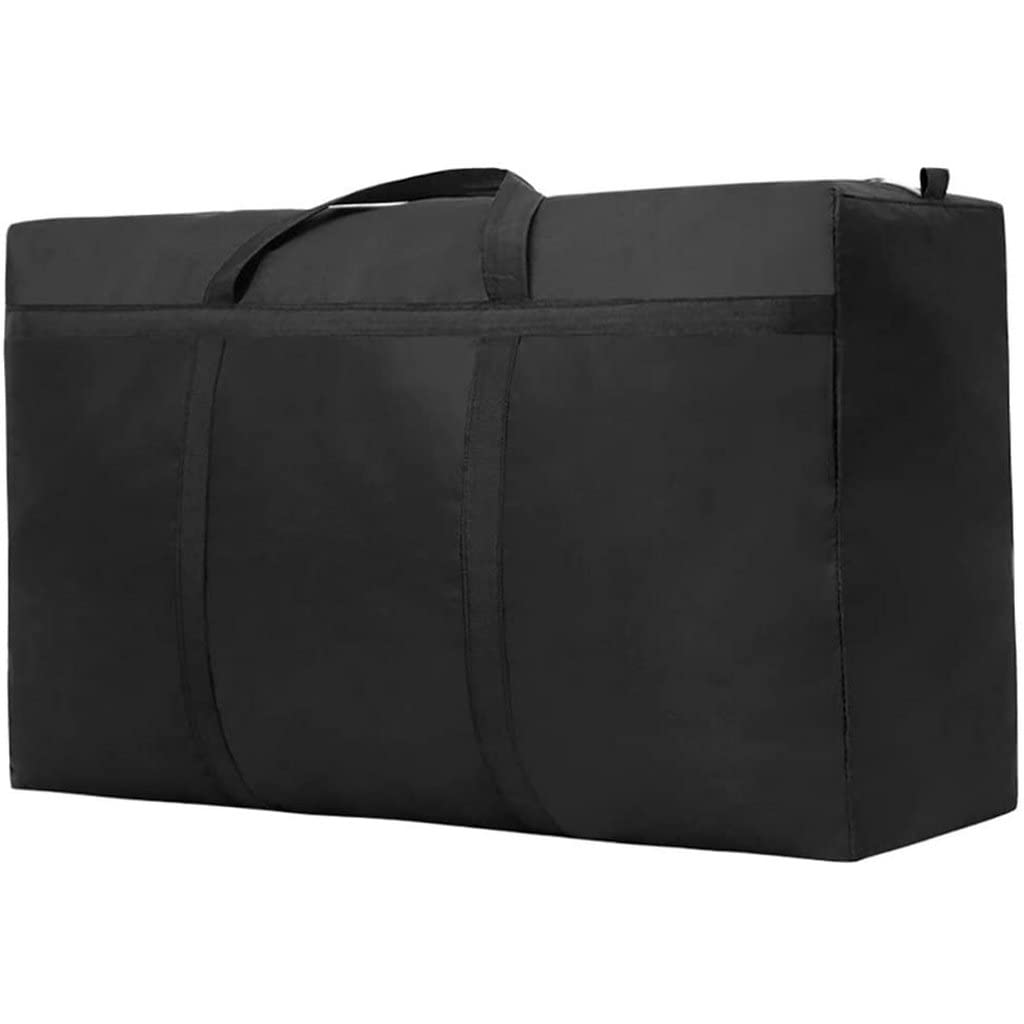 URbazaar 154L Extra Large Moving Tote Bag,Large Zip Shopping Bag,Duffel Bag,Garment Closet Storage Organizer Travel Cargo Duffel Jumbo Bags Organizer for Comforter Bedspread Pillow(35.4x22.8x11 Inch)