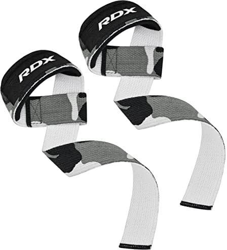 RDX Weight Lifting Straps,Powerlifting Deadlifting, Anti Slip 60CM Hand Bar Grip, 5MM Neoprene Wrist Support, Heavy Duty Weightlifting Bodybuilding Workout