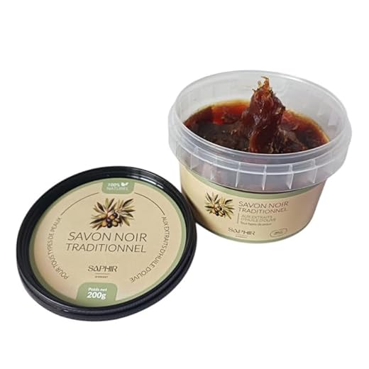 SAFIR D'ORIENTE JABÓN NEGRO - MARRUECOS - JABÓN BELDI - GOMMAJE - CUERPO - CARA - PURIFICADOR - EXFOLIANTE - Limpiador, 100% natural, 200 g, aceite de oliva - HAMMAM - Para mujeres y hombres- Todo