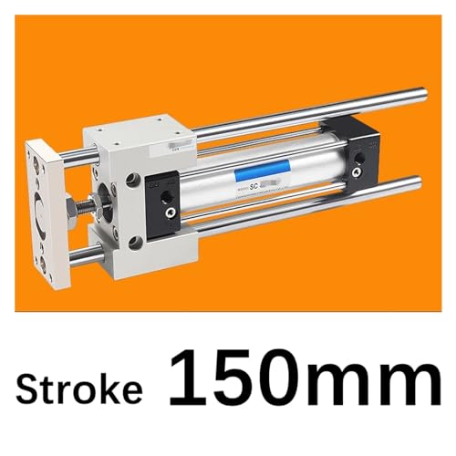 Guide linéaire de cylindre SC40 anti-torsion course 150mm pour piston - 3