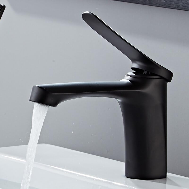 Mitigeur de lavabo en laiton chaud et froid JCAKES pour vasque de salle de bain