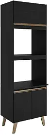 Torre Quente 2 Fornos Atlanta Carraro Preto Touch