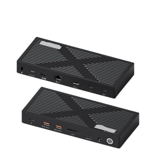 �n�M�r�X Thunderbolt 4 �n�u �f���A�� ���j�^�[ 8K/4K �f�B�X�v���C �h�b�N 40Gbps �h�b�L���O �X�e�[�V���� Thunderbolt �F�� Pro �ƌ݊�������