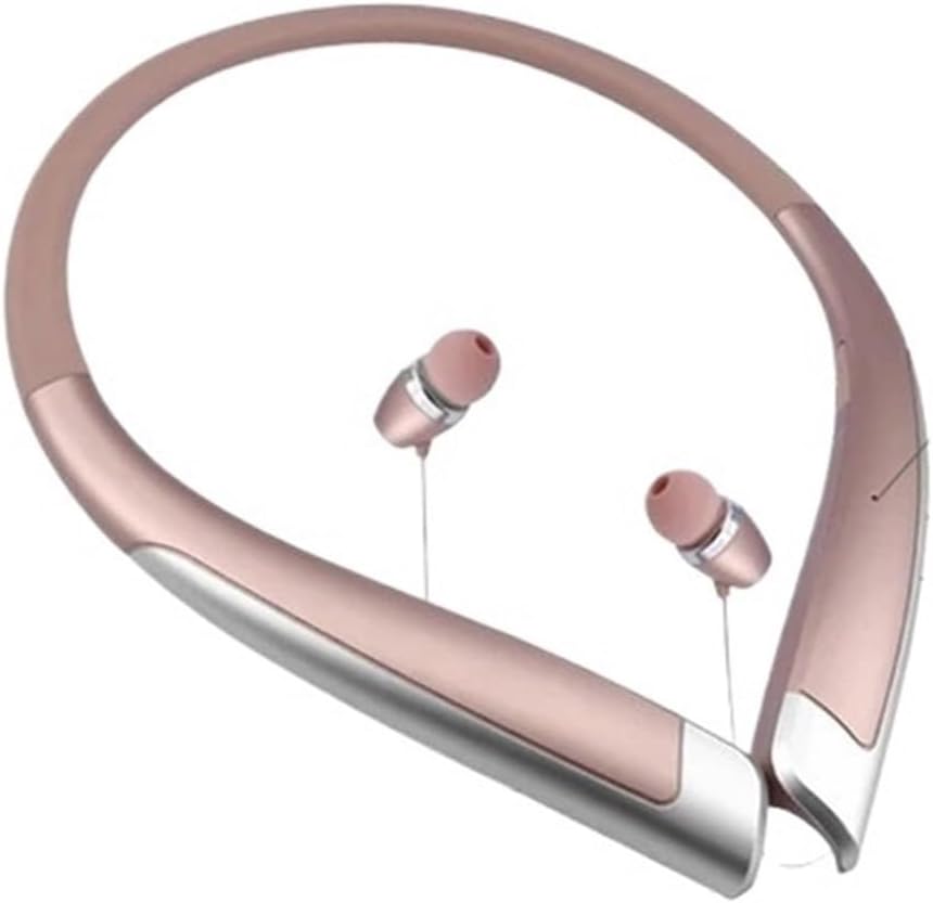 Compatible for Universal Mini Wireless Headphones Bluetooth Headset Hanging Neck Sports Stereo Music CSR Dual Ear(E)