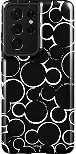 Skinit Pro Phone Case Compatible with Galaxy S21 Ultra 5G - Officially Licensed Disney Mickey Mouse Logo Pattern Design