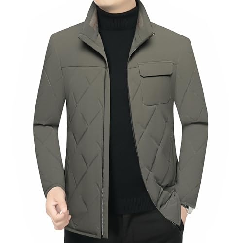 Doudoune chaude homme col montant finitions matelassées - 6