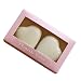 Produktbild SM SunniMix 2stk. Mini Gewürzdosen Gewürzstreuer Salzstreuer Pfefferstreuer mit Herz Design, Geschenk für Hochzeit Verlobung Taufe usw. - Rosa