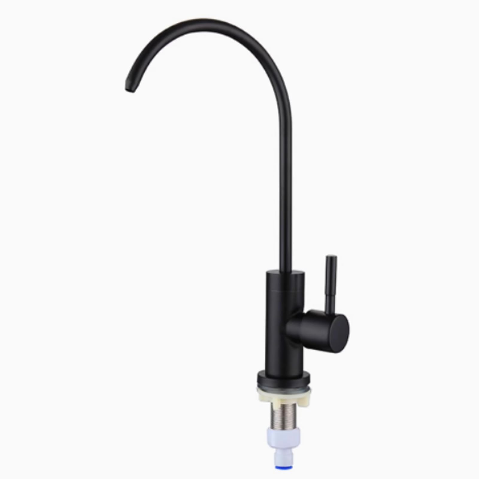 Faucet Filter tap, Kitchen Sink Faucet Swivel Stainless Steel Black