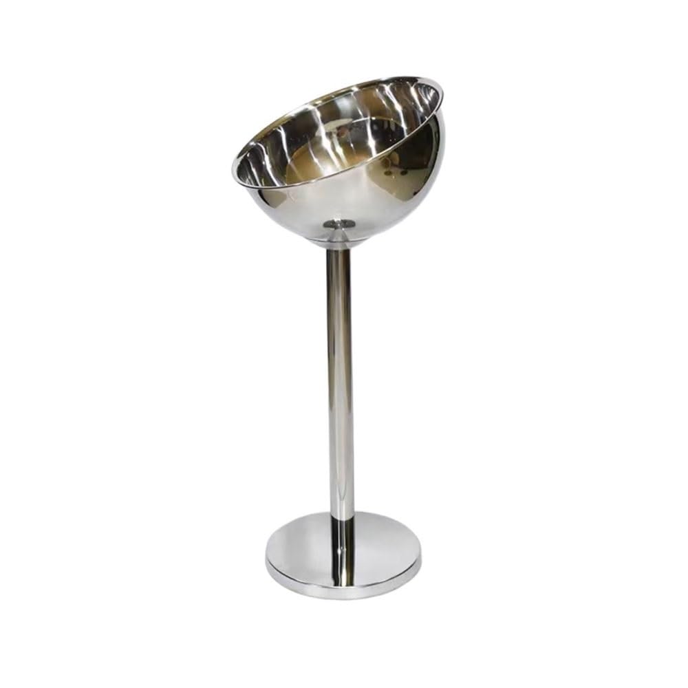Seaux à Glace Bassin à vin de Glace extérieur épaissi, fête la Maison(Silver)