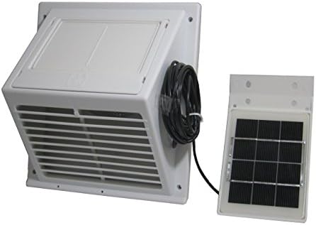 Amazon アスデン ソーラー換気扇 分離型 スイッチ無 白 Asv 102 Wh Diy 工具 ガーデン