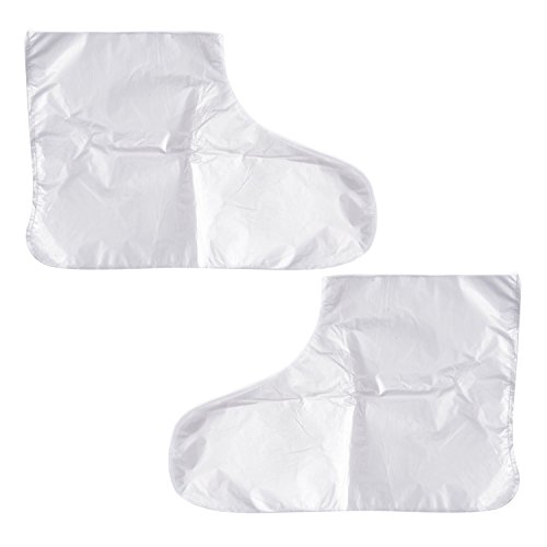 Mudder 200 Pieces Foot or Hand Liners Plastic Foot Bags