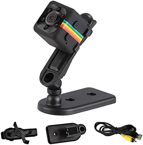 Mini Camera SQ11 HD 1080P Camcorder HD Night Vision Mini Cam 1080P Mini DV Camera Motion Detection Video Recorder Sports Camera for for Car Home and Office Surveillance