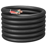 FIRMERST 10 Gauge 4 Conductor Portable Power Cable 10Ft, 10/4 300V SJTW Electrical Wire for Heavy Tool EV Generator Welding