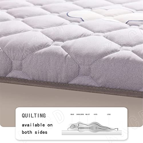 Traditionele Japanse futonmatras,Koreaanse vloermatras om te slapen,opvouwbaar,oprolbaar tatamimat-slaapmatras,draagbare campingmatras,vloerligstoel,slaapbank,F,twin(90x200cm) - Afbeelding 6