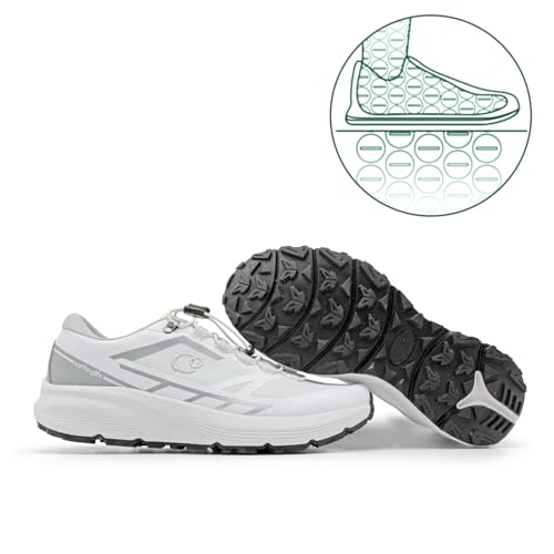 Image of earthinglife grounding Trail Running Shoe for Men Connect to Earth for natual Healing, Waterproof Hiking Shoes Anti-Slip Rubber Outsole for Walking