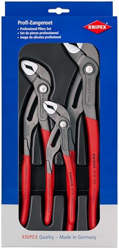 KNIPEX Cobra-Paket Wasserpumpenzangen-Set, 3-teilig, 150 bis...