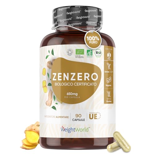 Capsule Zenzero Bio 650mg, 90 Capsule Vegan