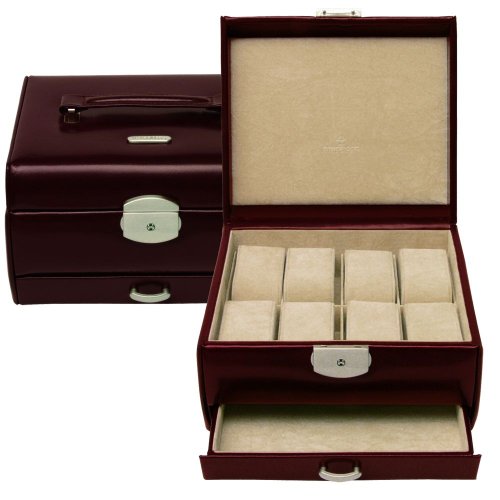 Preisvergleich Produktbild WINDROSE Classico Uhrenbox 19,5 cm Leder