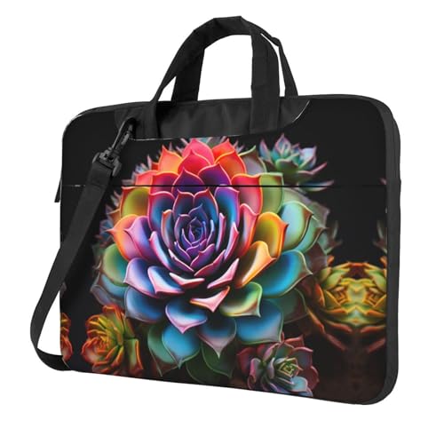 Funda de portátil de suculentas ideal para llevar tu ordenador al café o la universidad