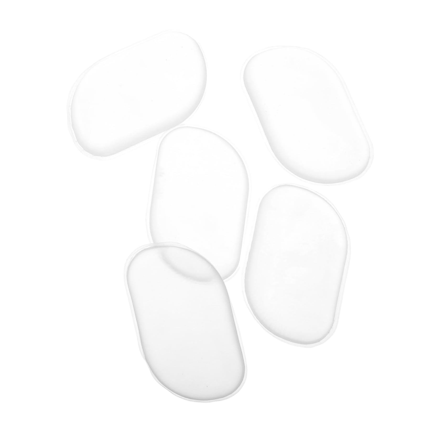 PartyKindom Set of Non-absorbent Silicone Makeup Sponges for Face for Foundation Powder and Concealer Women's Beauty Sponge Kit