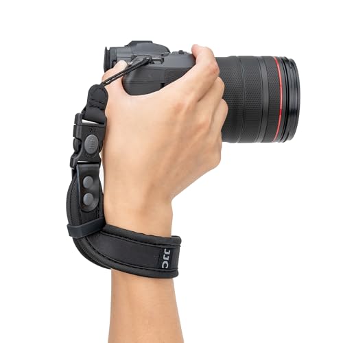 Image of JJC Camera Hand Strap Wrist Strap for Canon EOS R50 Nikon Z6 II Z7 II Z50 | Updated Soft Strap for Sony A6000 A6100 A6300 A6400 A6500 A6600 A6700 A7RVI A7RV A7RIV A7V A7IV & More DSLR Mirrorless Camera