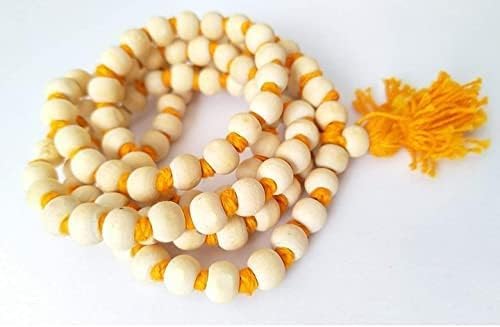 HICKORY Tulsi Mala 108+1 Beads | Traditional Hindu Prayer Rosary for Mantra Chanting, Puja & Meditation Krishna Tulsi Mala Spiritual Beads for Meditation-image-32