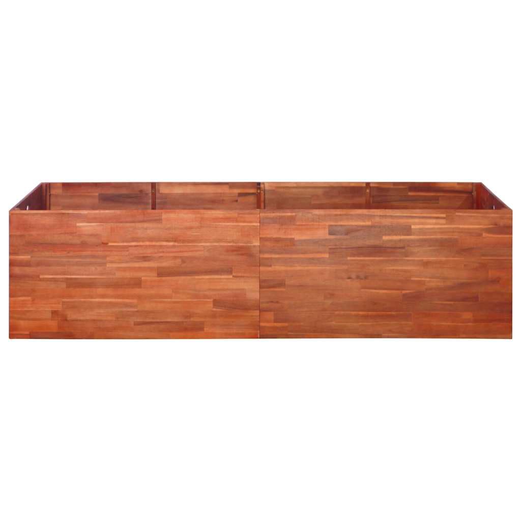 Möbel Garten Hochbeet Akazienholz 200x50x50cm