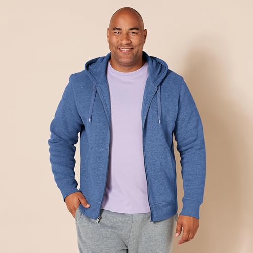 Image of Amazon Essentials Men's Full-Zip Fleece Hoodie Sweatshirt (Available in Big & Tall)