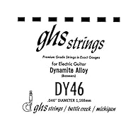 SINGLE STRING: DY46 - 046" Diameter 1.168 mm BEST MATERIAL: Roundwound Nickel Plated Steel over round core FOR YOU: Your tone! Bright with longer tone life PLAY WITH THE BEST: One of the best-selling strings in the world! BEST QUALITY: Made in USA ac...