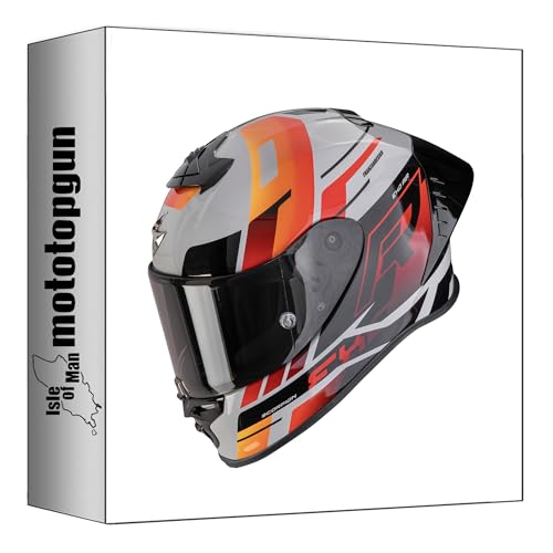 Casque Scorpion EXO-R1 Evo II Air Adrenaline avec système de gonflage Airfit pour motard