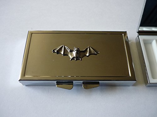 Pilulier miroir 7 jours étain anglais un cadeau chic Derbyshire UK