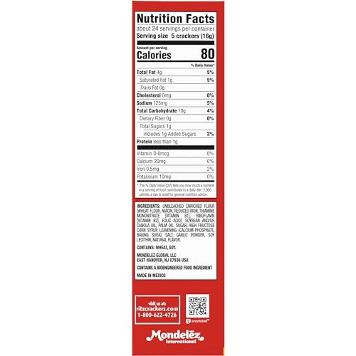 Image of RITZ Garlic Butter Crackers, 12-13.7 oz Boxes