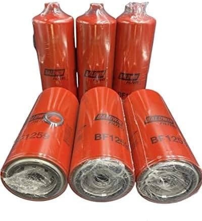 BF1259 Fuel Filter Replace 3329289, FS1000 (Pack of 6)