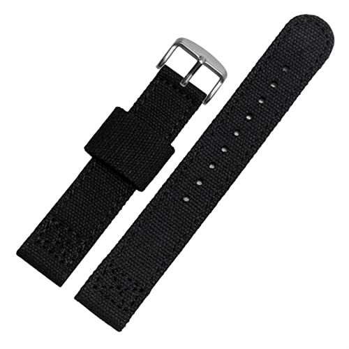 Bracelet montre toile de jean interchangeable 18mm sport