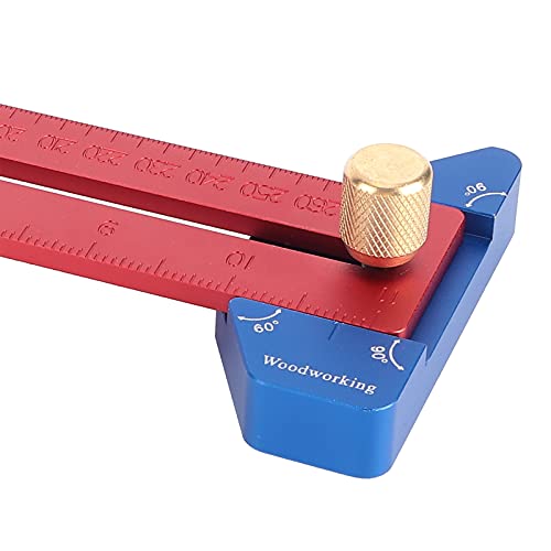 Riscador de carpintaria de 270 mm, régua de marcação de linha régua de marcação de linha régua de ca