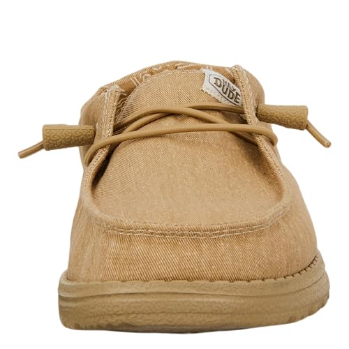 Image of HEYDUDE Women's Wendy Stretch Canvas Slip On Shoes | Easy On Loafer