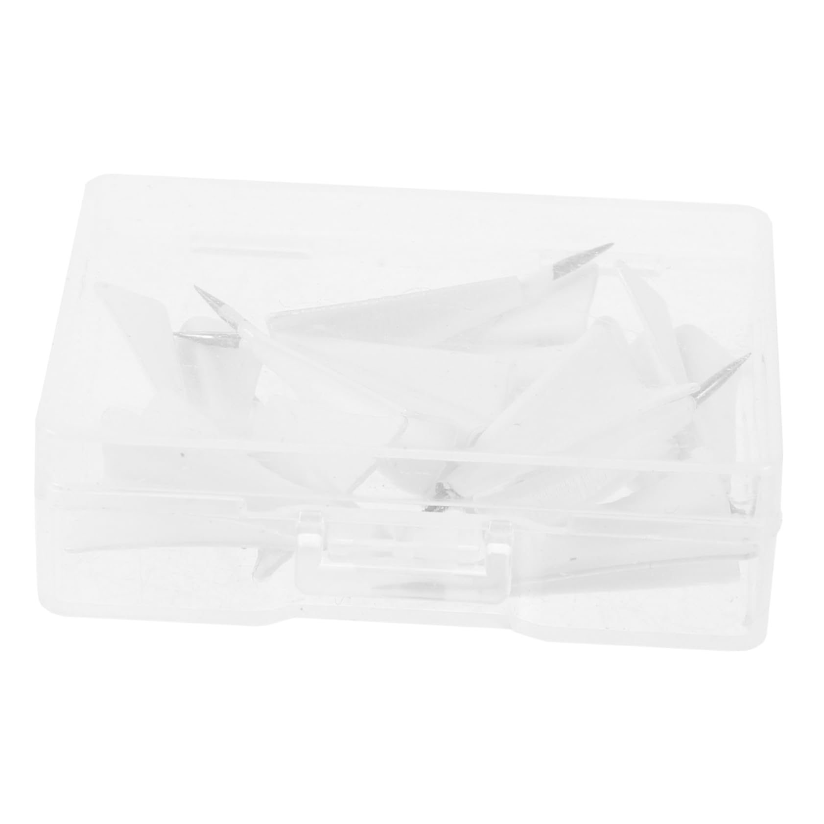 Veemoon 5 Boîtes Punaise d'avion en métal punaises Feutrine goupille Feutre Carte décorations de la Planche en liège épingles Accessoires pour Tableaux en liège Poussoir Blanche