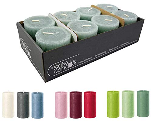 Velas rústicas - Velas de cera / rústico / velas de Adviento Navidad (pequeño: altura 8 cm / diámetro 7 cm) Cover