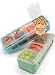 melii Snackle Box | 4 Compartment Divided Snack Container with Individual Lids, Kids Lunch & Travel Food Storage Organizer, BPA-Free, 2-Pack (Blue + Mint)