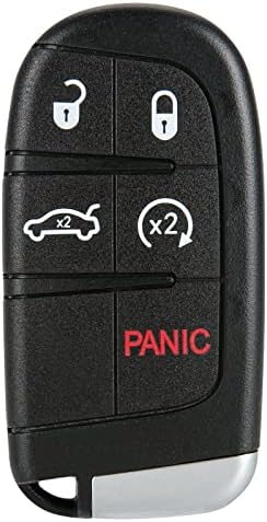 Guteauto Car Key Fob Keyless Entry Remote 433MHz M3N40821302 for Chrysler 300, for Dodge Charger / Challenger / Dart Limited