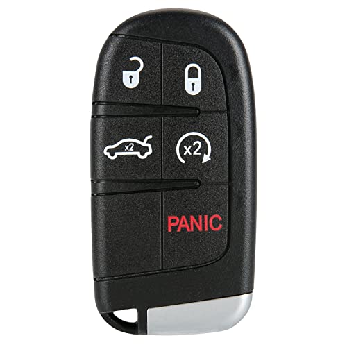Guteauto Car Key Fob Keyless Entry Remote 433Mhz M3N40821302 For Chrysler 300, For Dodge Charger / Challenger / Dart Limited #TOP2