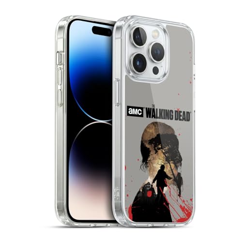 Funda de gel AMC The Walking Dead para iPhone 14 Pro de Head Case Designs