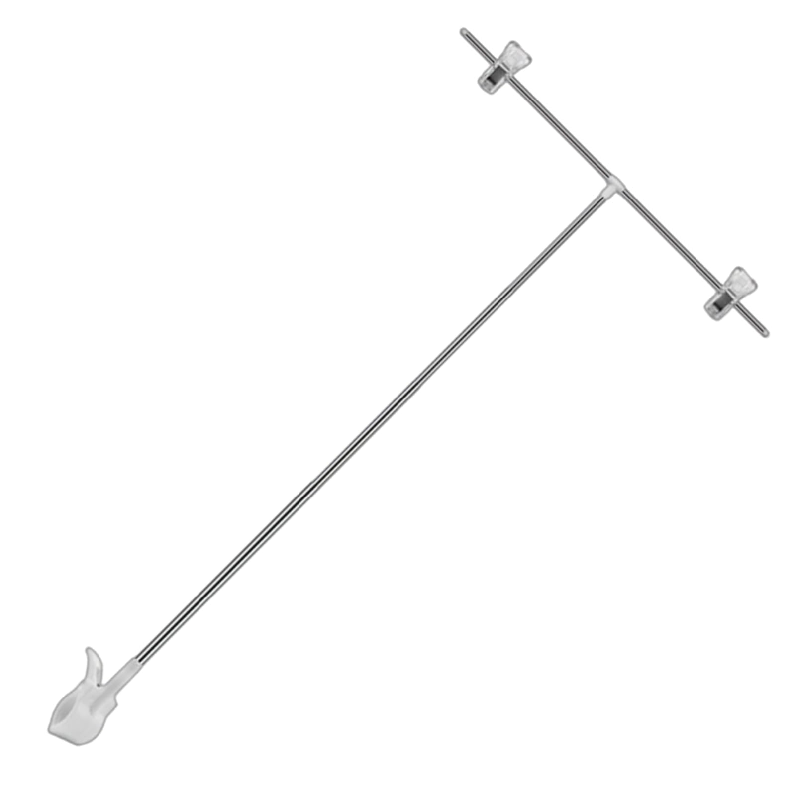 Support de bannières en métal réglable avec clip rétractable Morain pour magasin