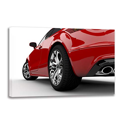 Póster de coche de carreras en lienzo para decoración moderna de paredes y salón, 29x70cm
